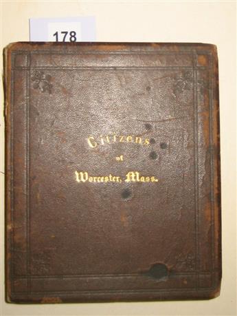 (MASSACHUSETTS.) Claflin & Black; photographers. Five Hundred Past and Present Citizens of Worcester, Mass.